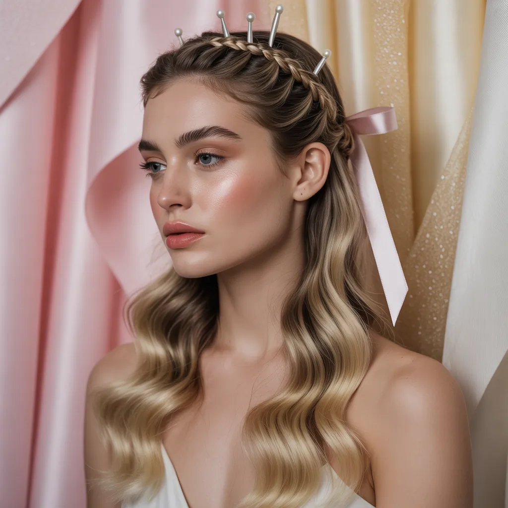 half up half down hairstyles