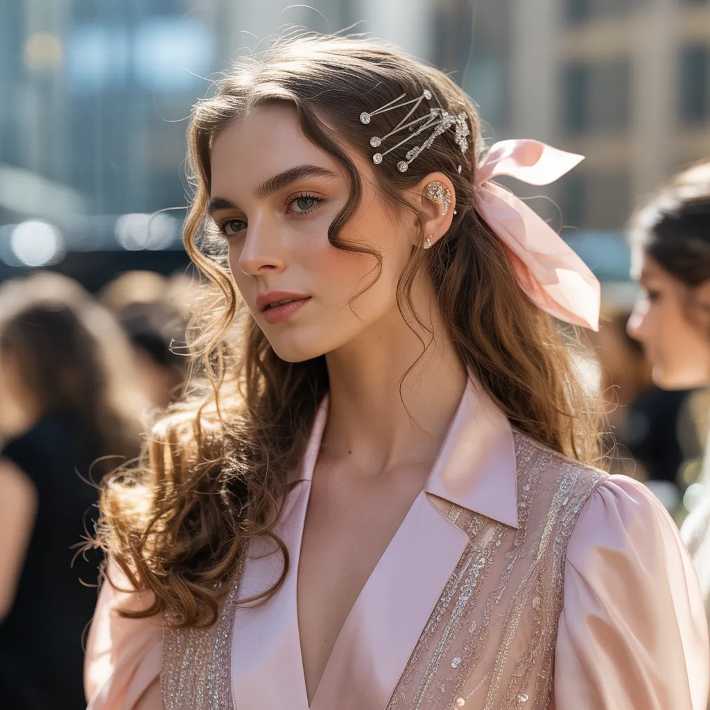 half up half down hairstyles