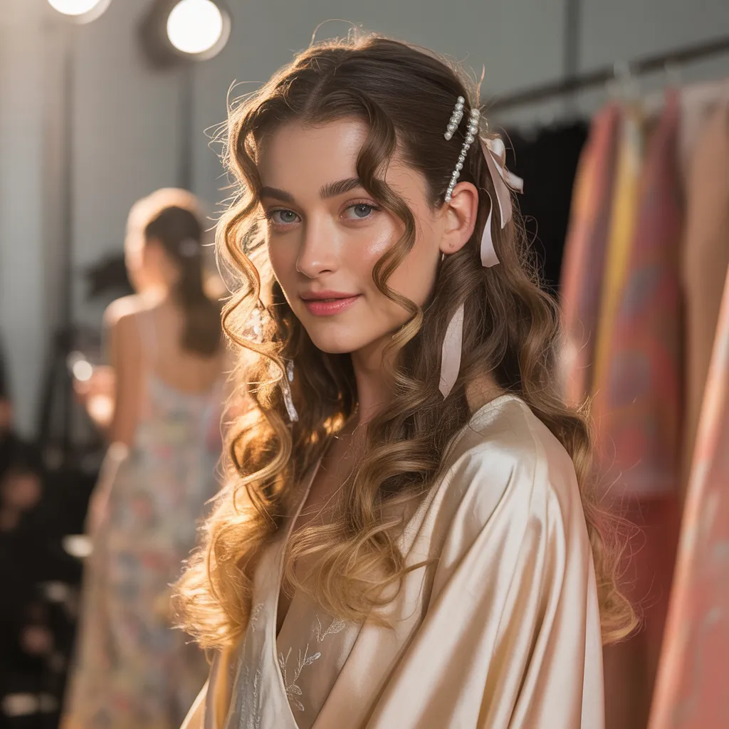 half up half down hairstyles