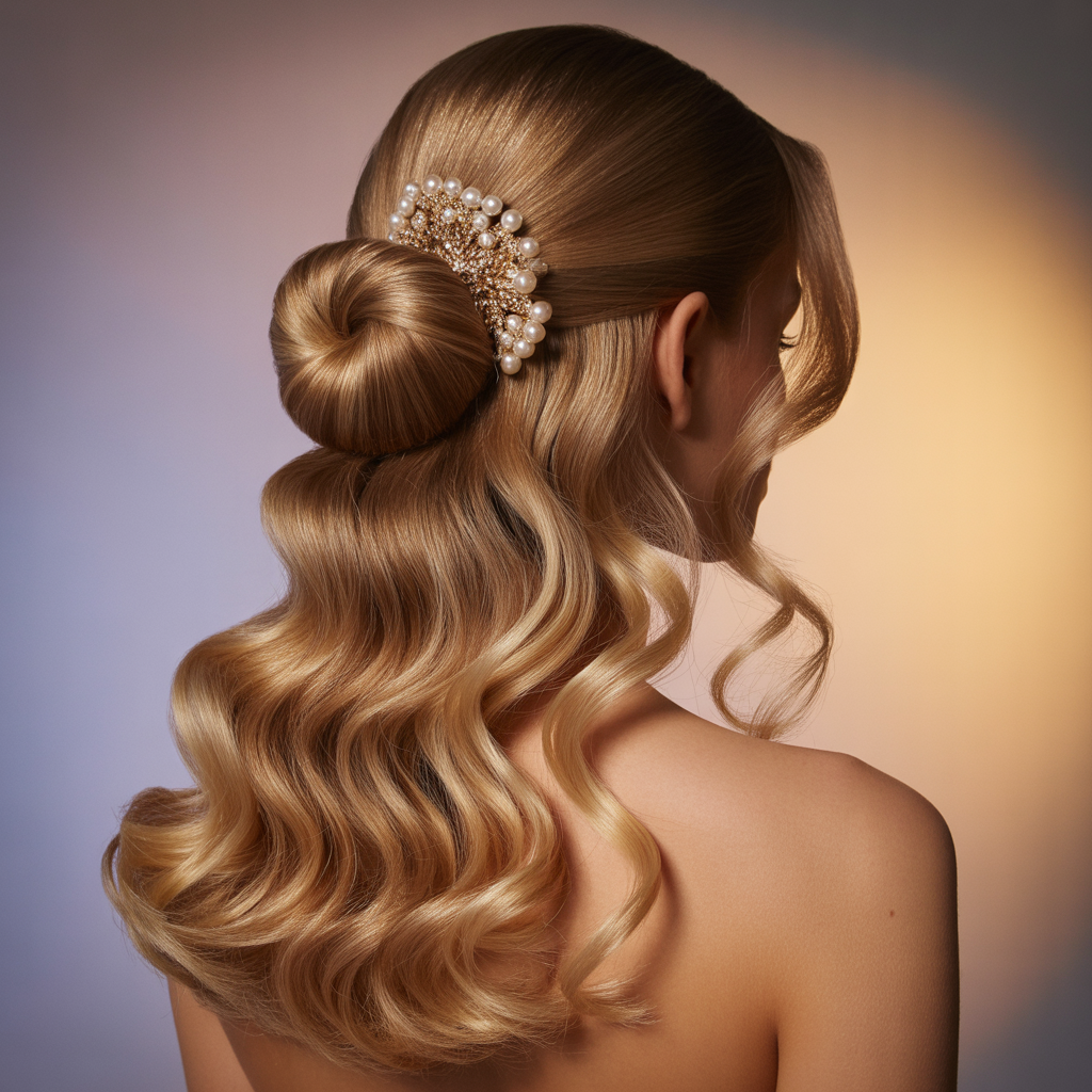 half up half down hairstyles