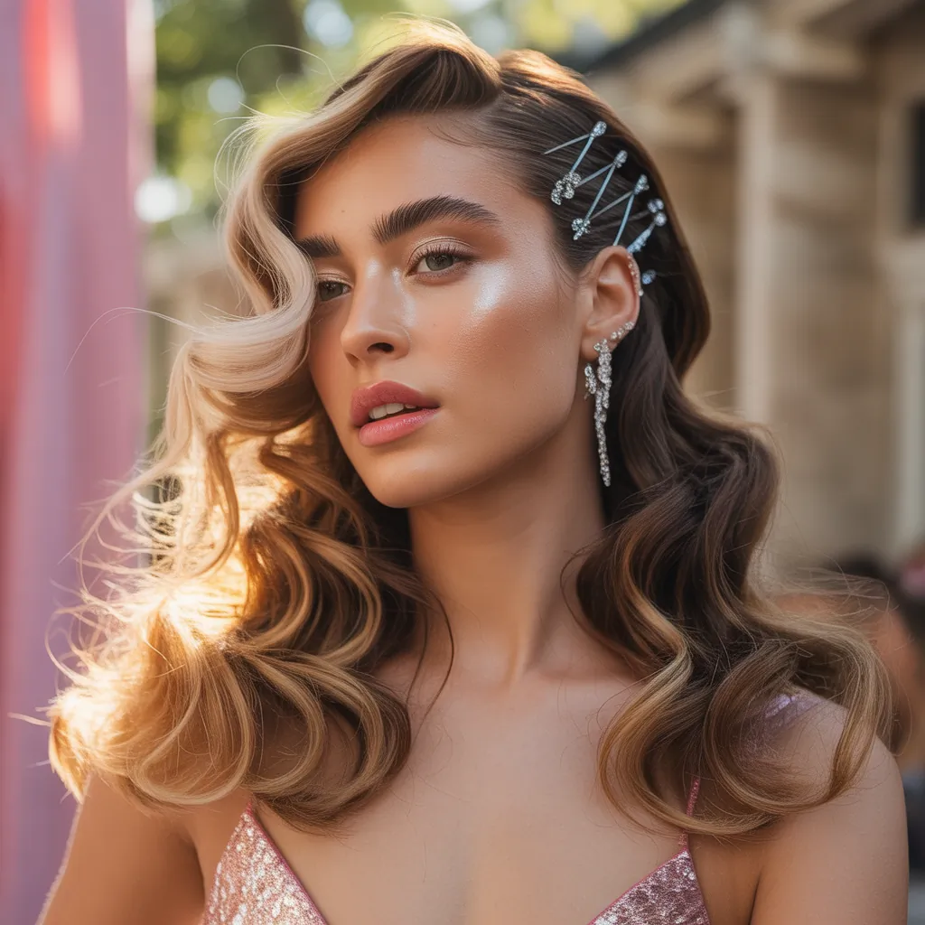 half up half down hairstyles