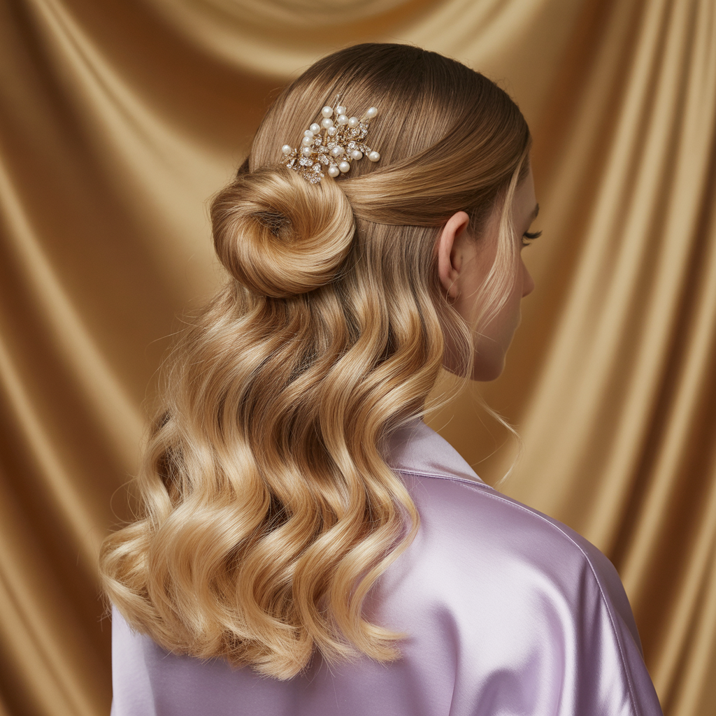 half up half down hairstyles