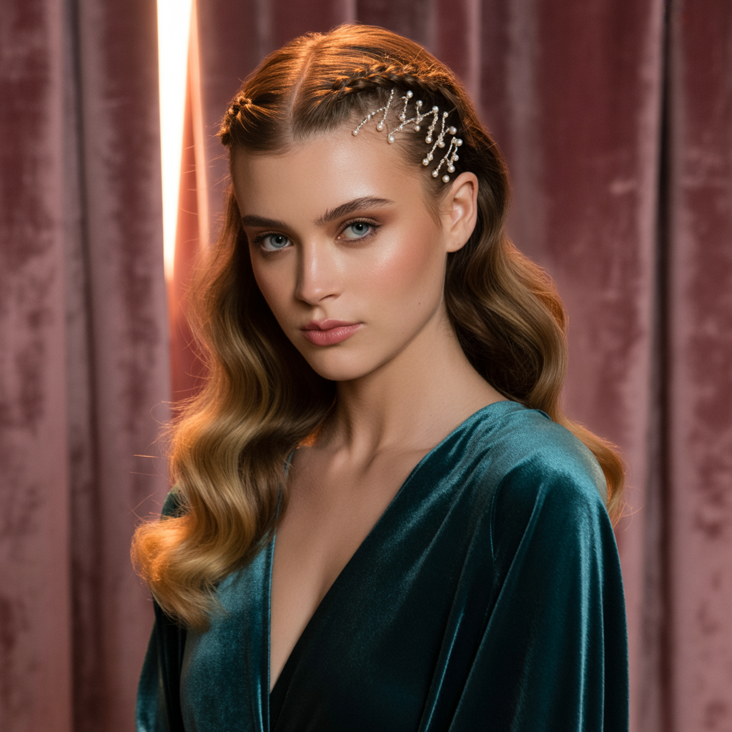 half up half down hairstyles