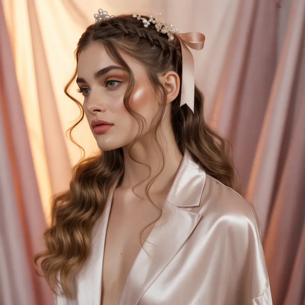 half up half down hairstyles