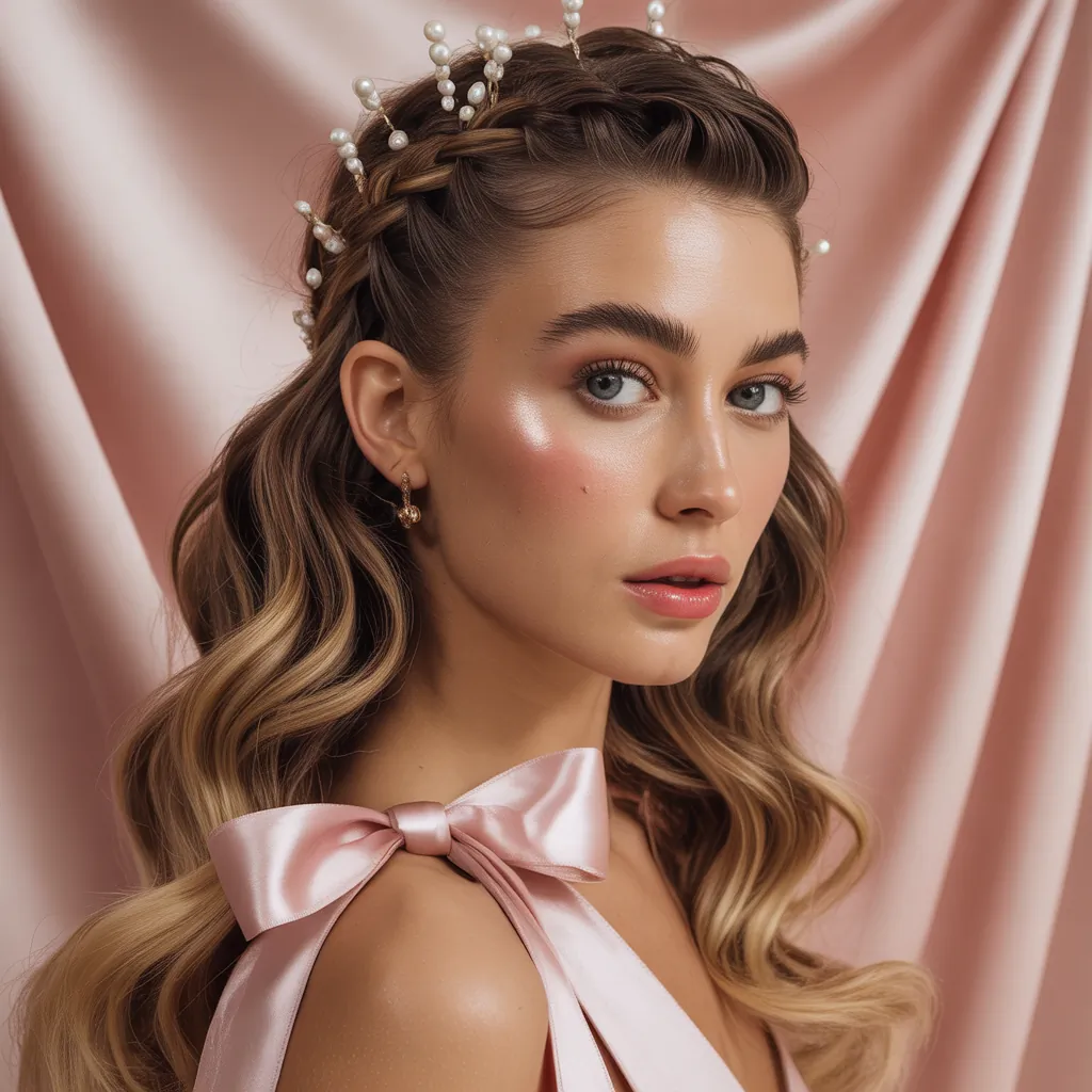 half up half down hairstyles