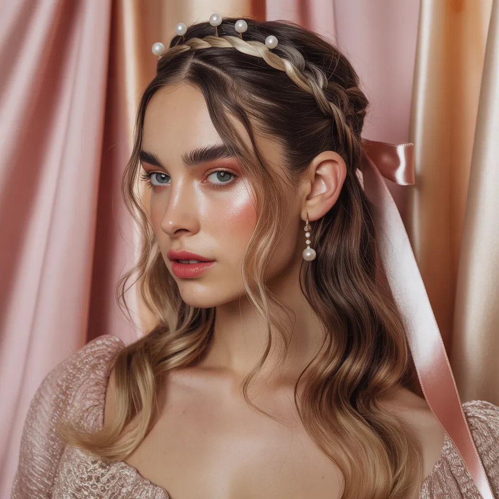 half up half down hairstyles