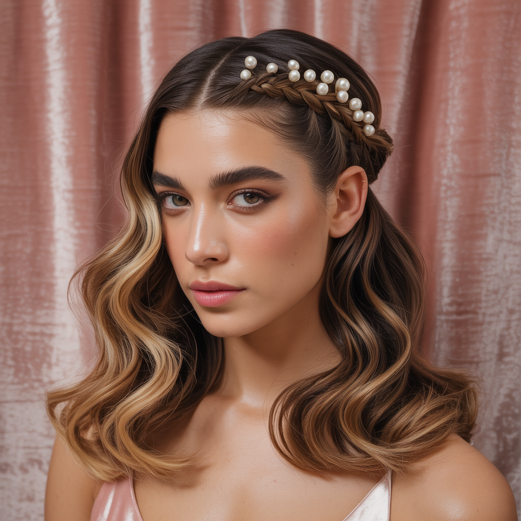 half up half down hairstyles