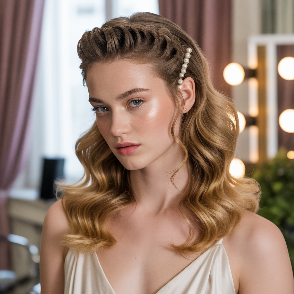 half up half down hairstyles