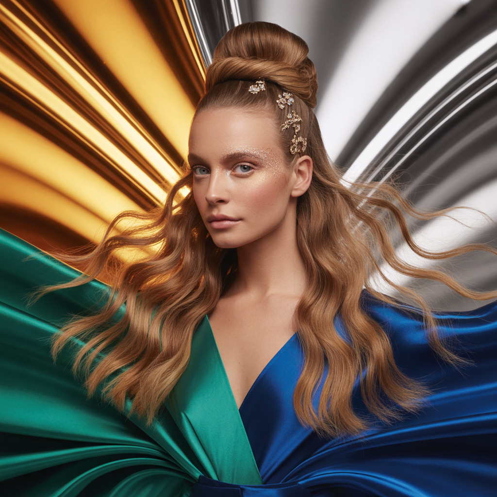 half up half down hairstyles