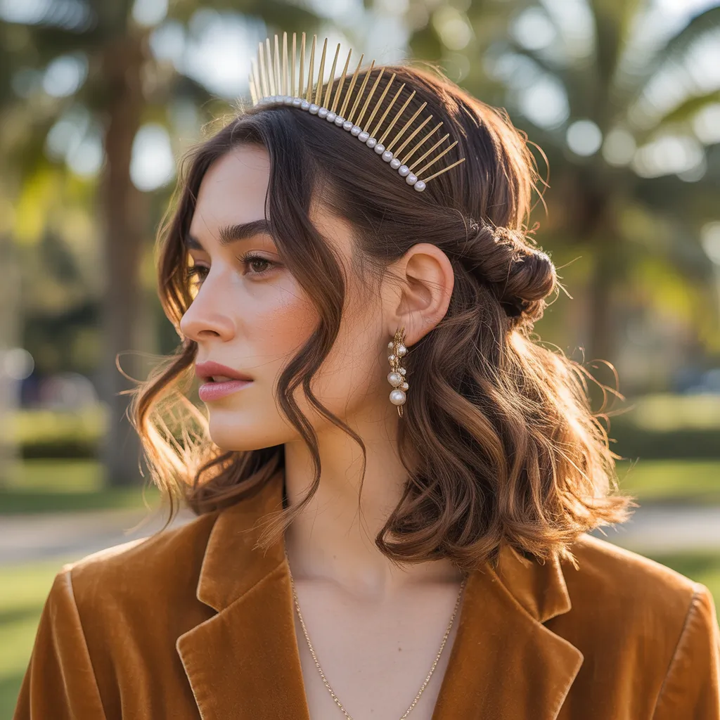 half up half down hairstyles