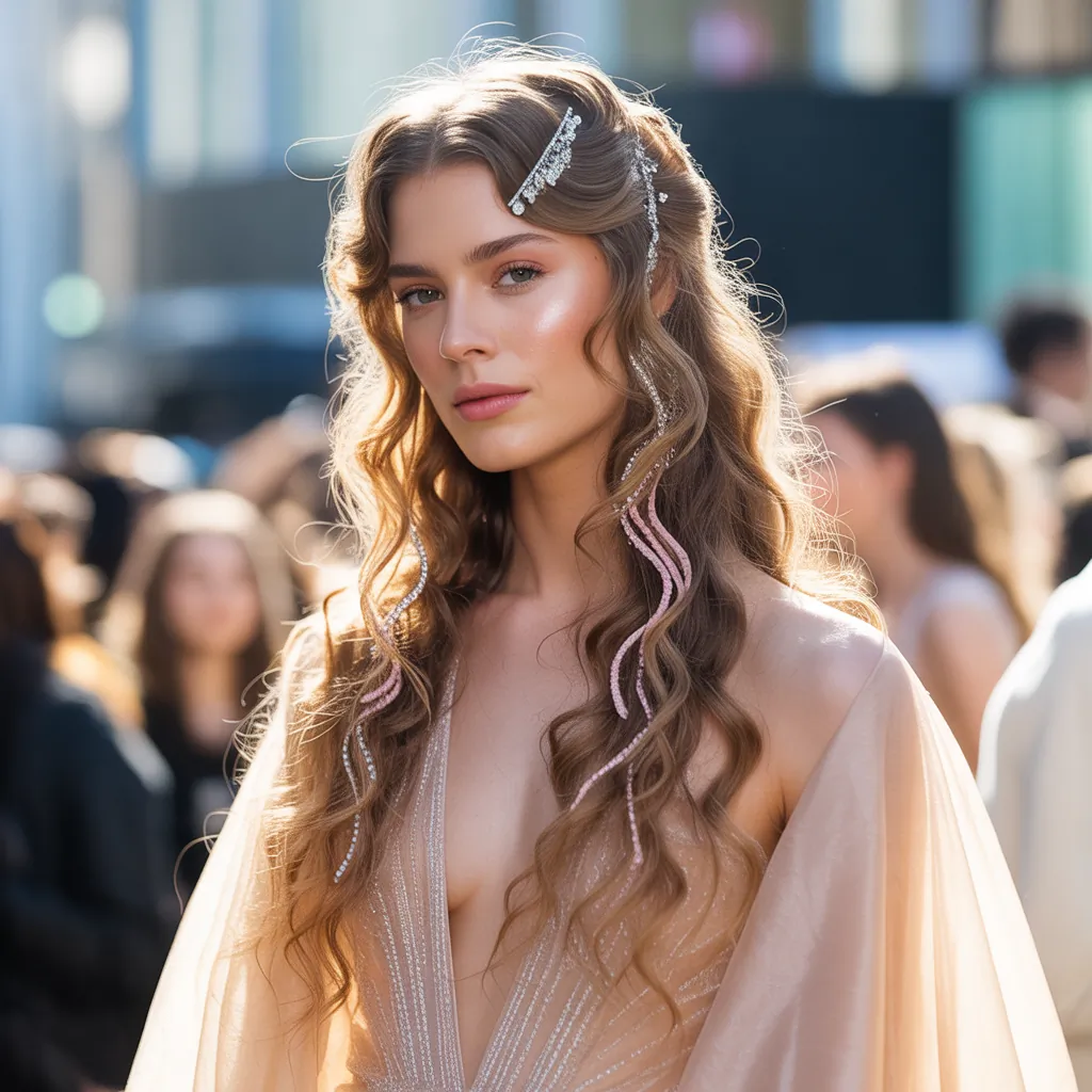 half up half down hairstyles