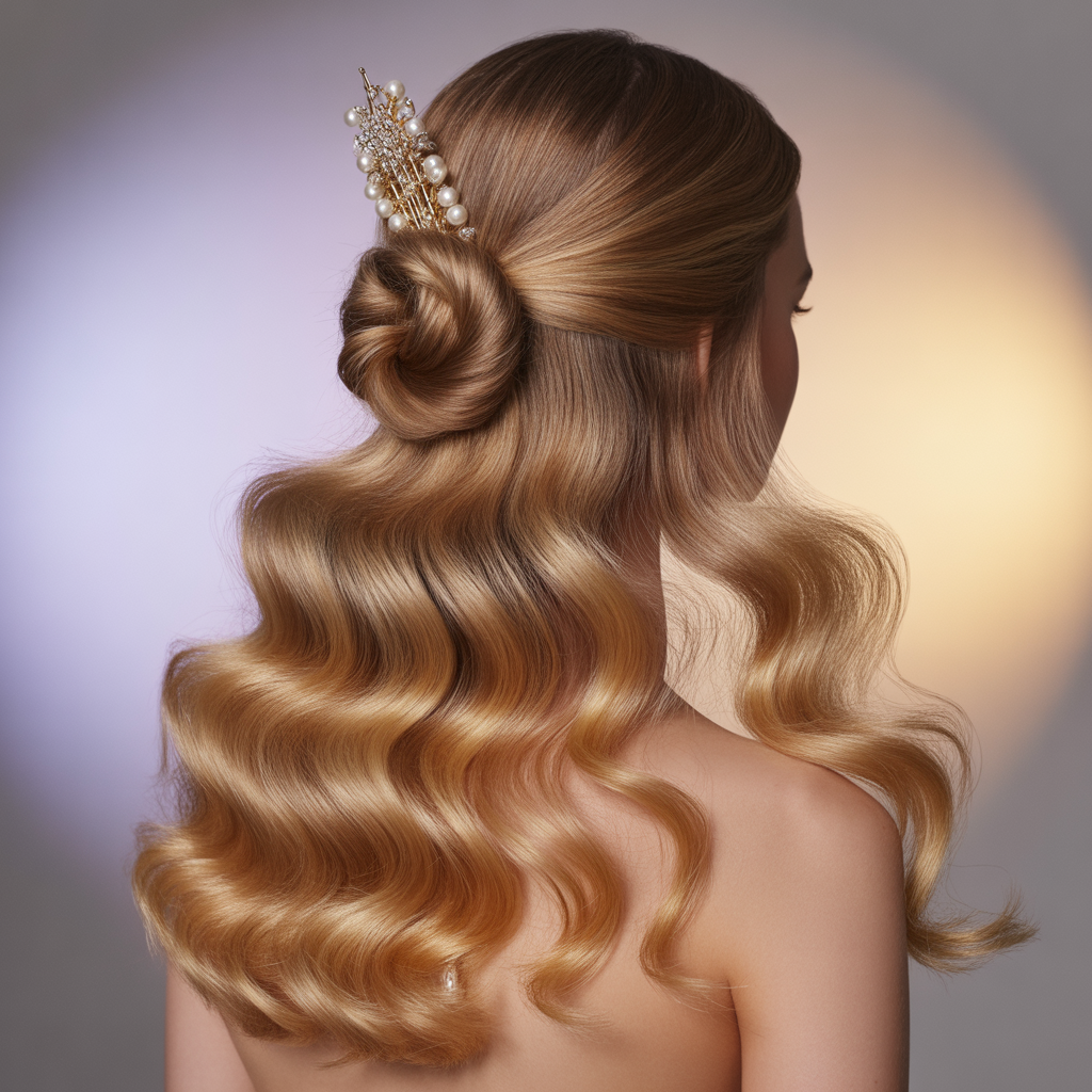 half up half down hairstyles