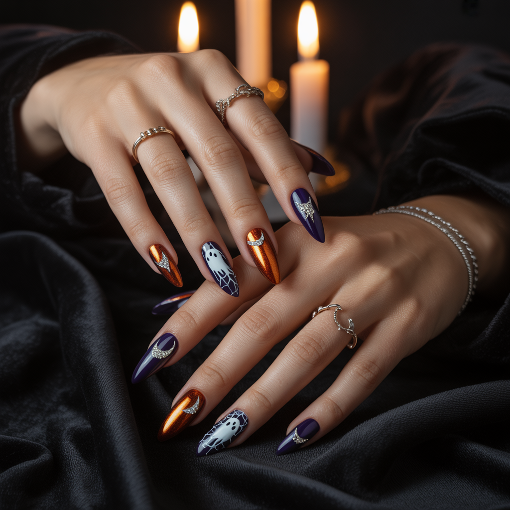 halloween nails