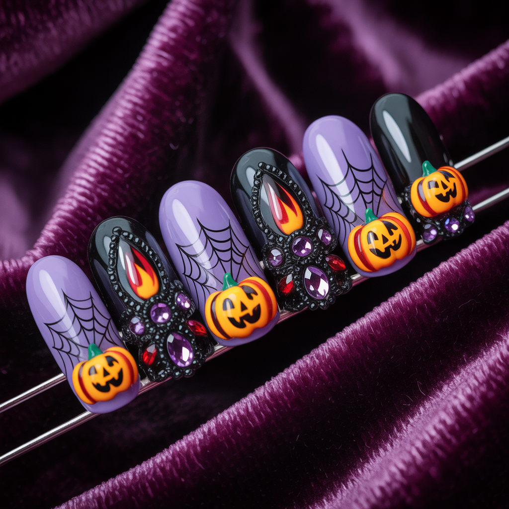halloween nails
