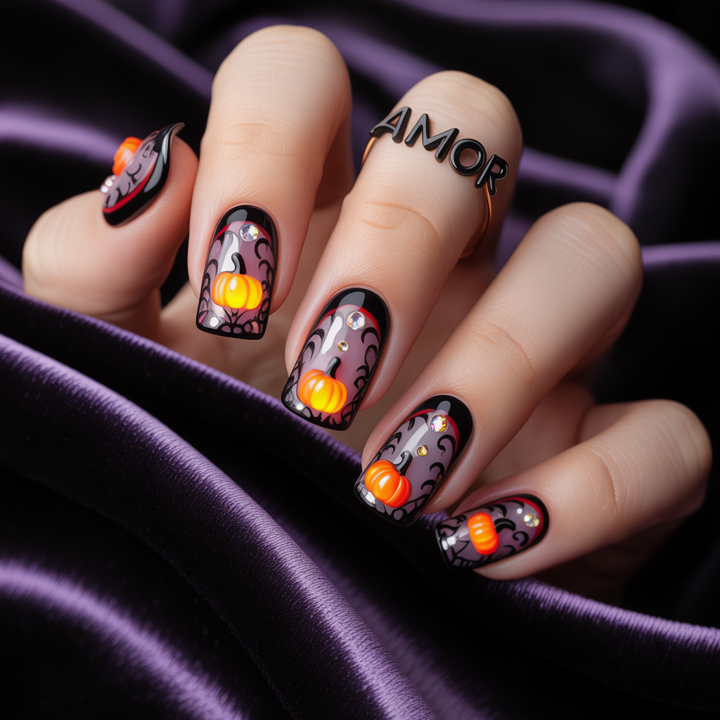 halloween nails