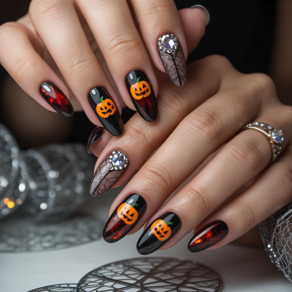 halloween nails