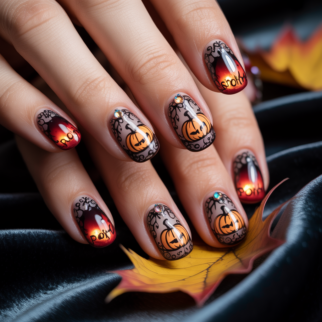 halloween nails