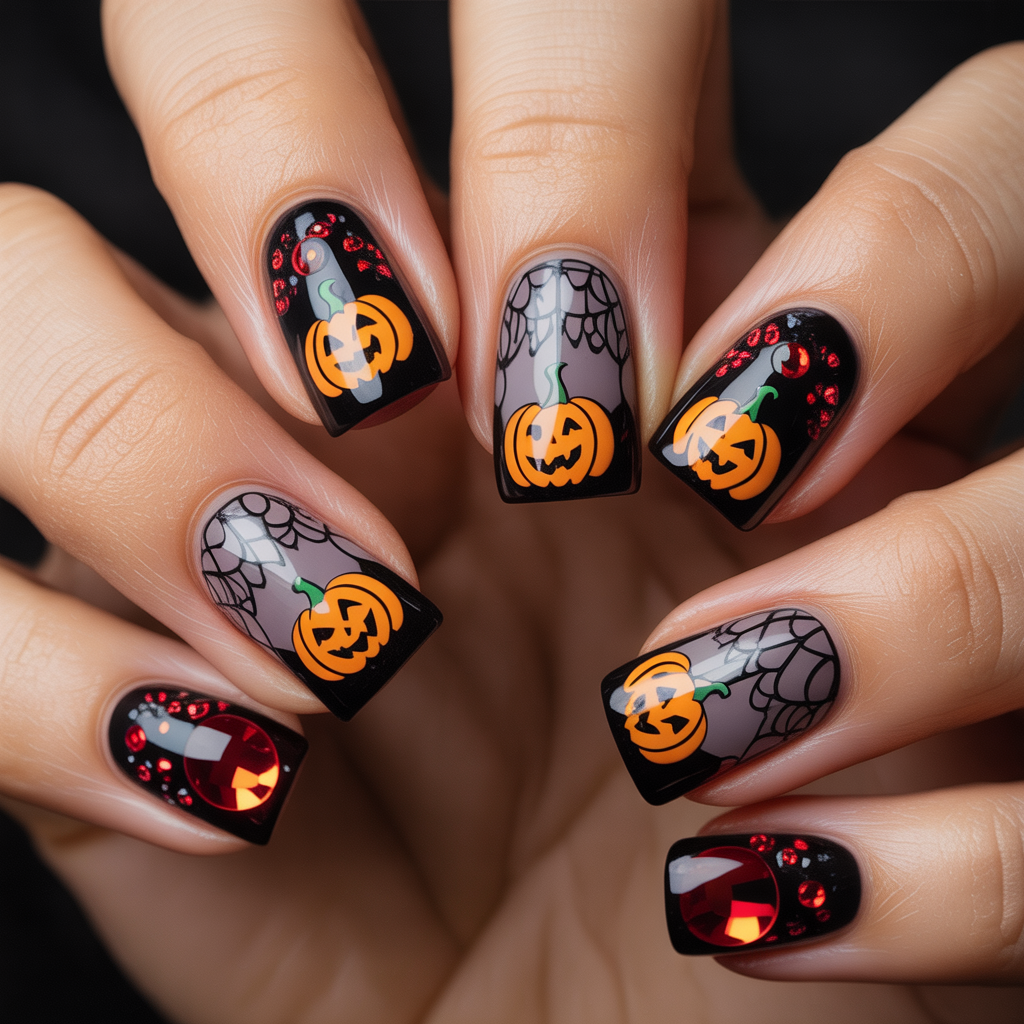 halloween nails