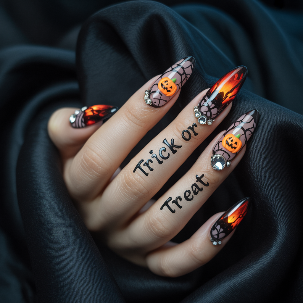 halloween nails