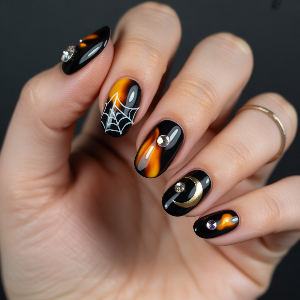 halloween nails