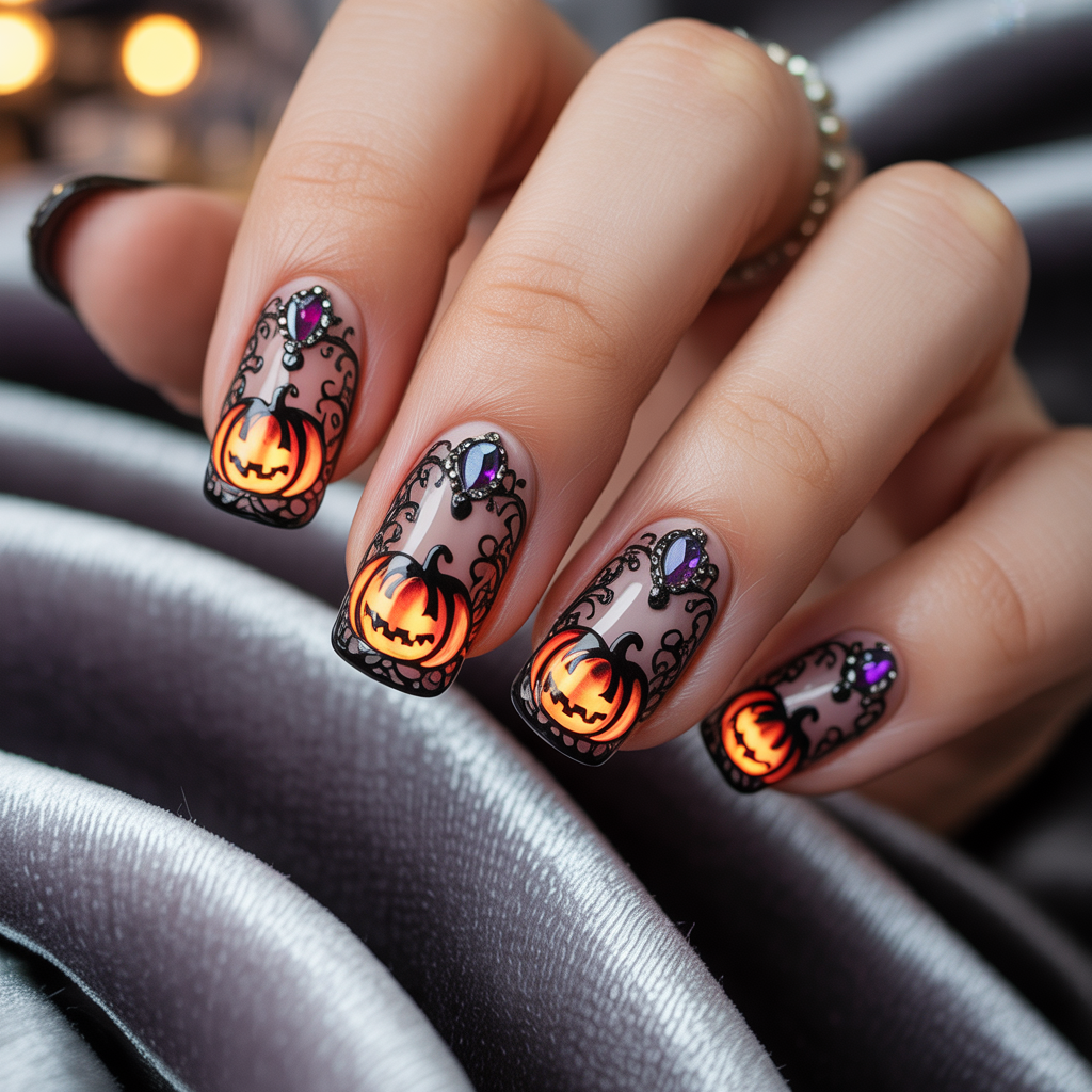 halloween nails