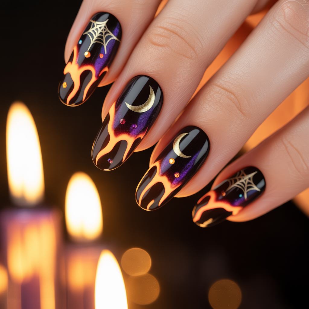 halloween nails