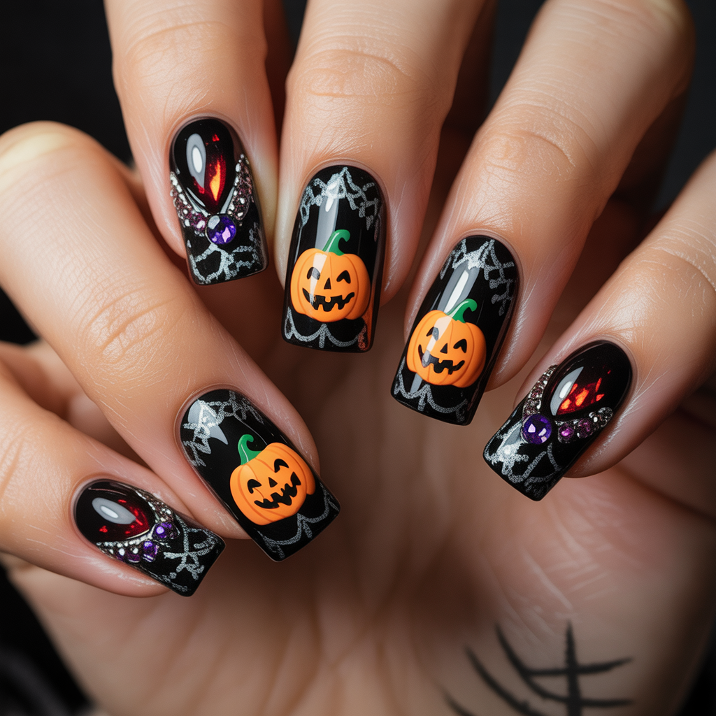 halloween nails