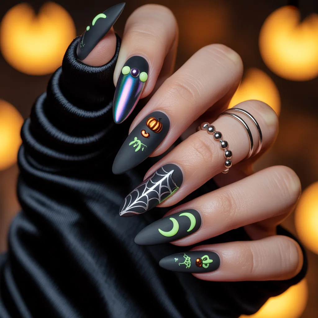 halloween nails