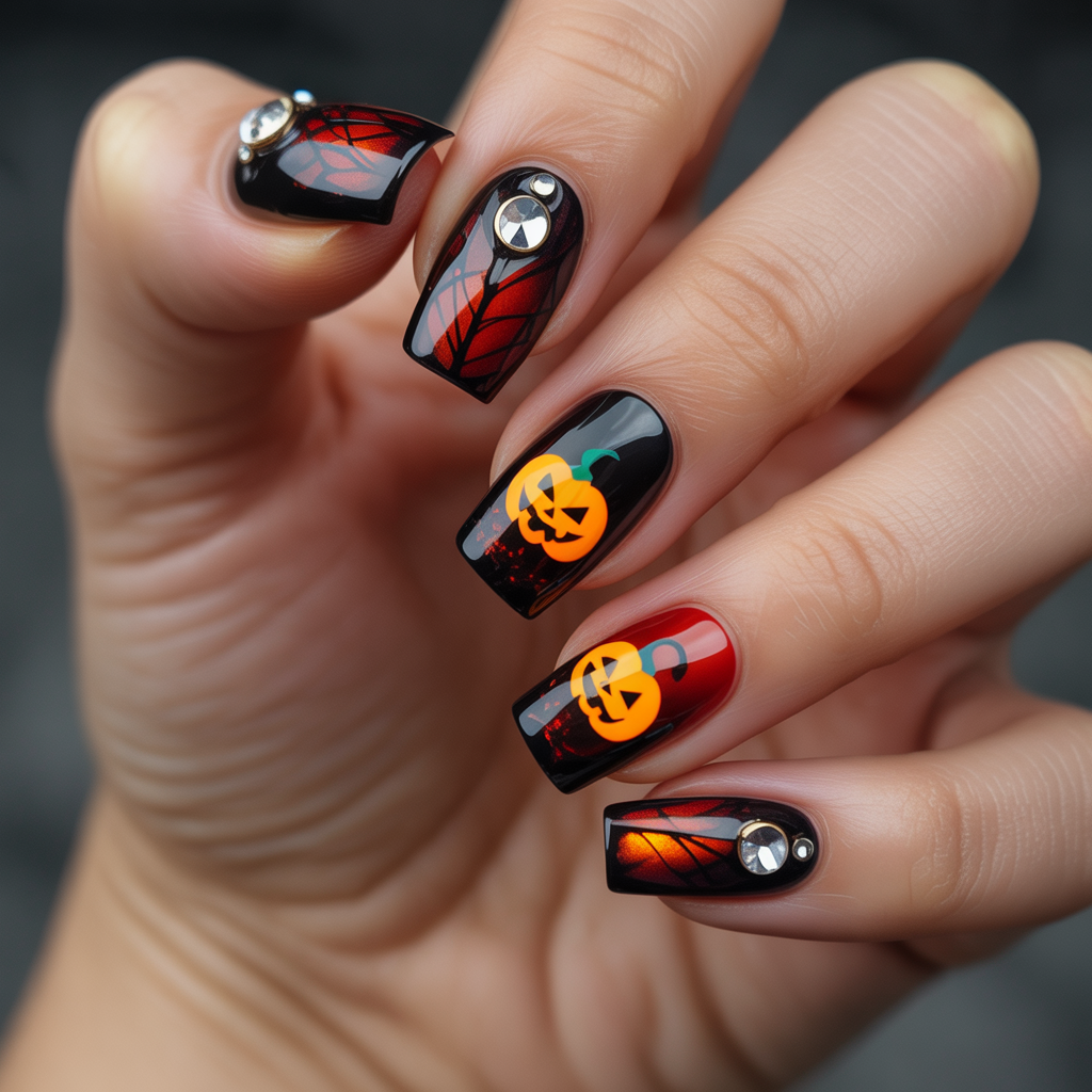 halloween nails