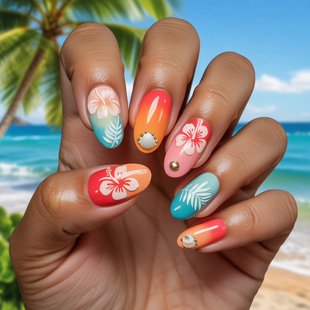 hawaii nails