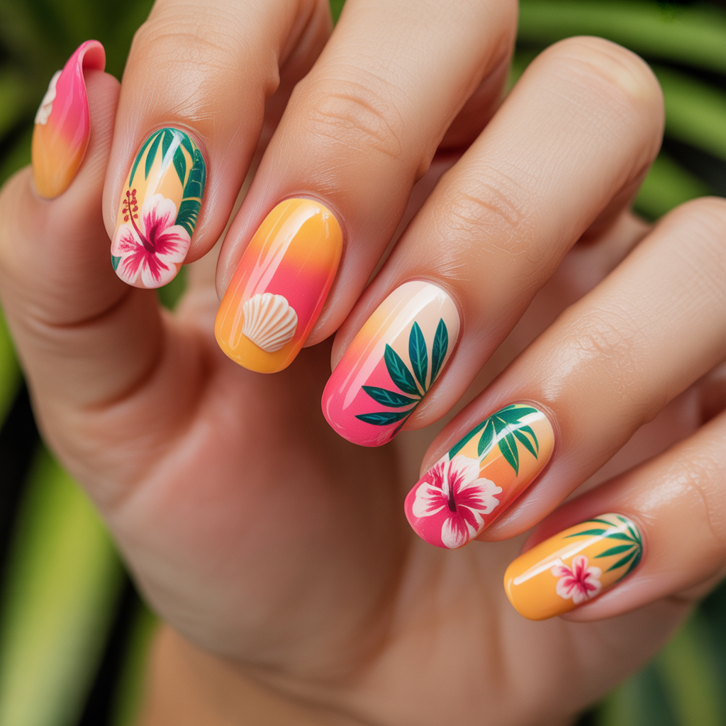 hawaii nails