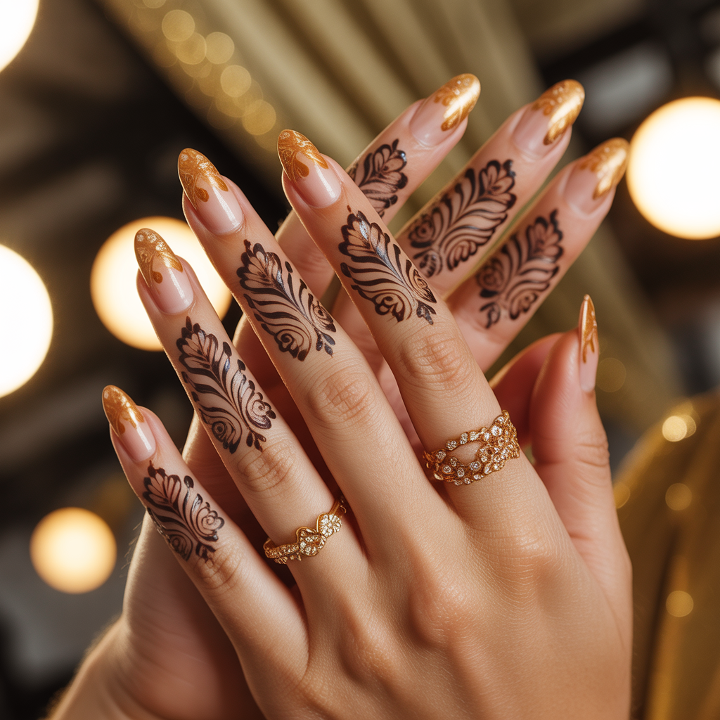 henna nails