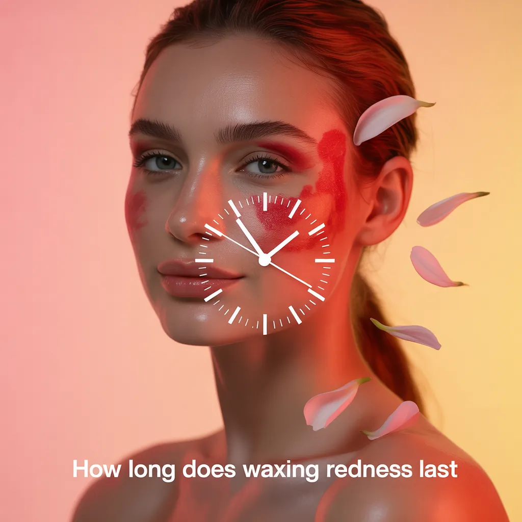how long does waxing redness last