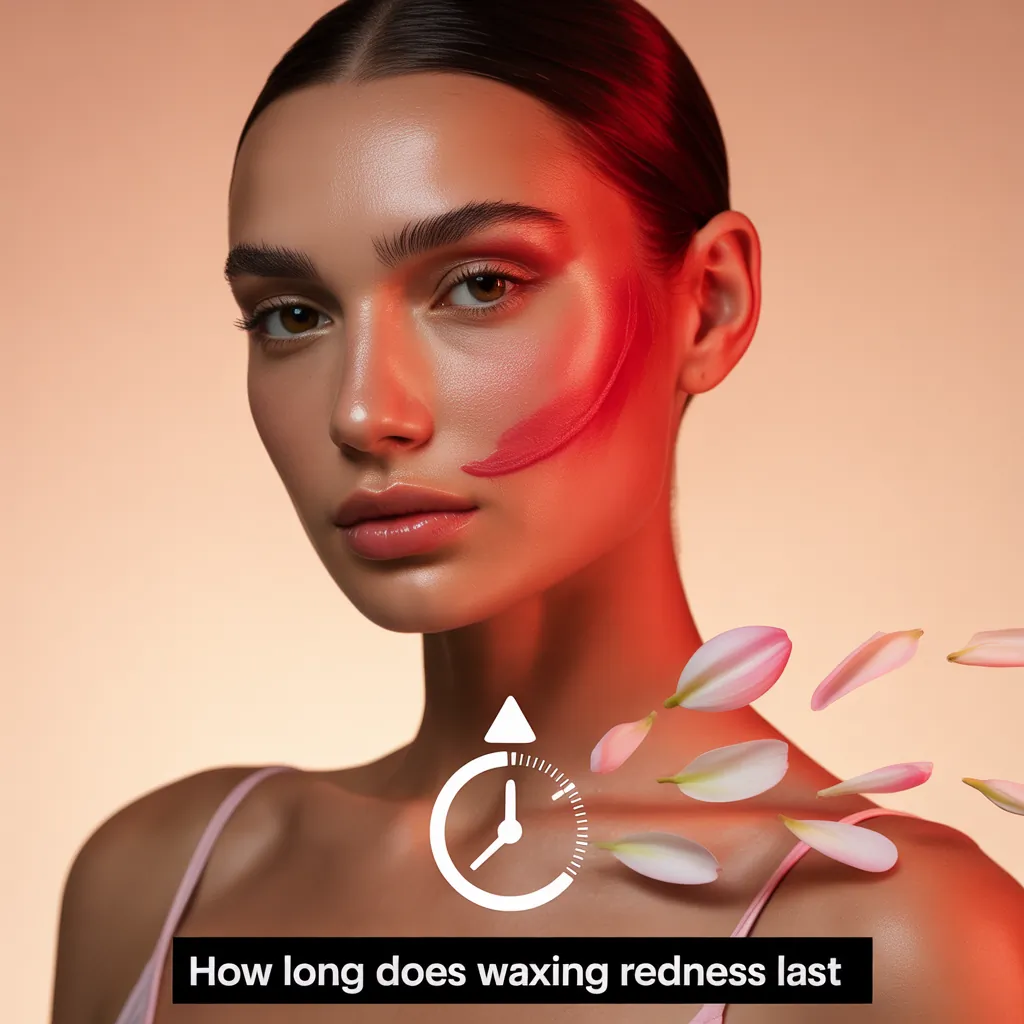 how long does waxing redness last