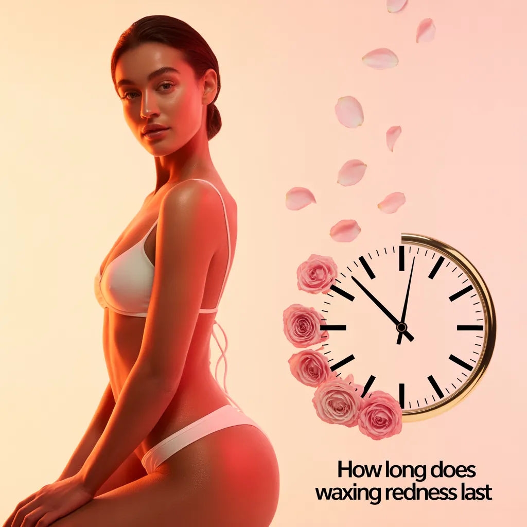 how long does waxing redness last