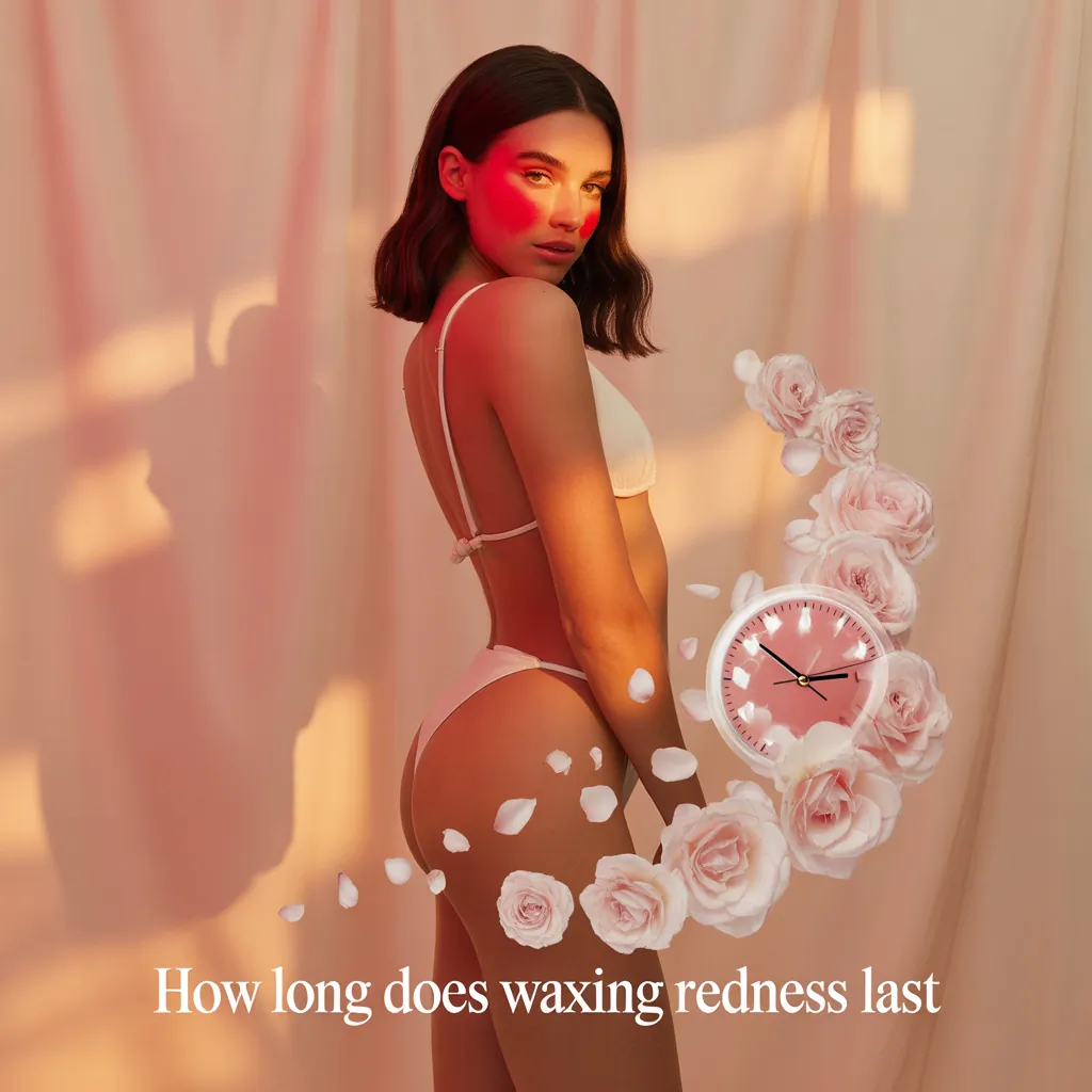 how long does waxing redness last