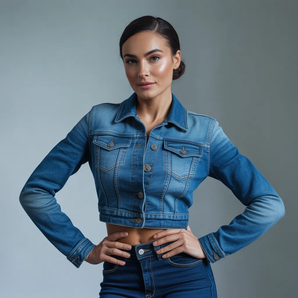 how should a denim jacket fit on a woman
