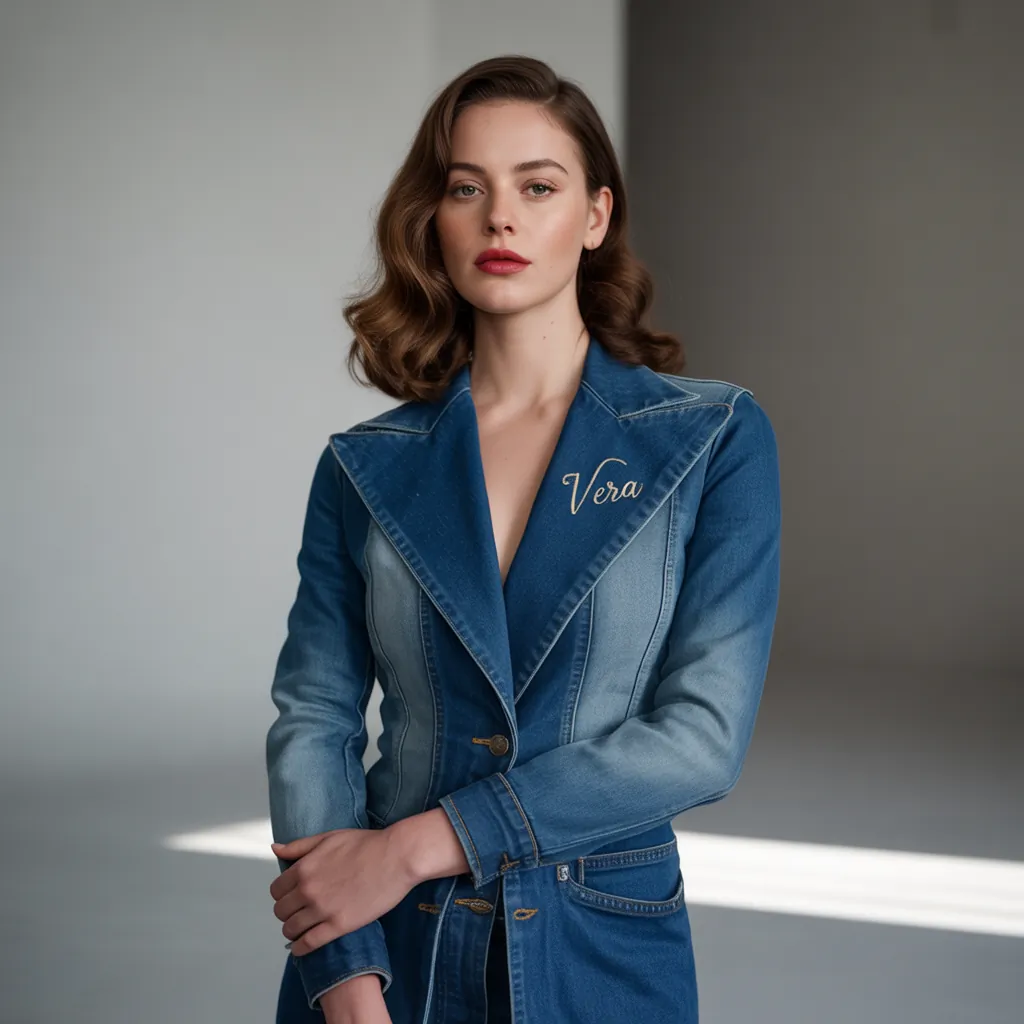 how should a denim jacket fit on a woman