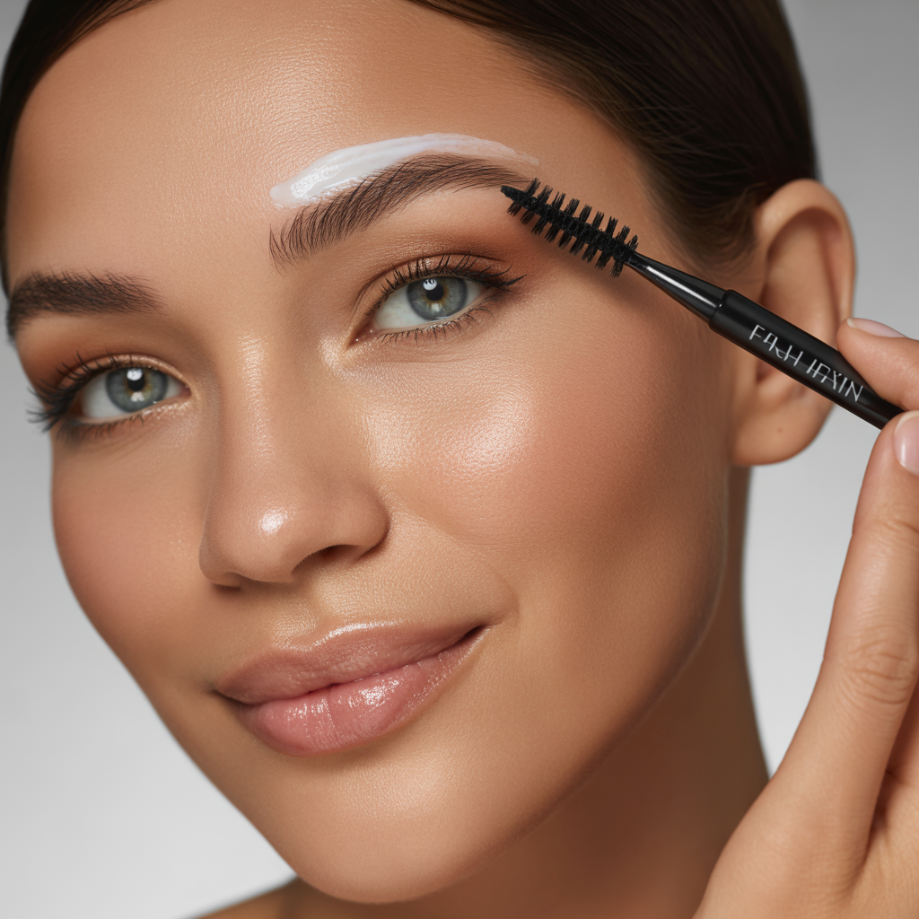 how to get rid of dry skin around eyebrows