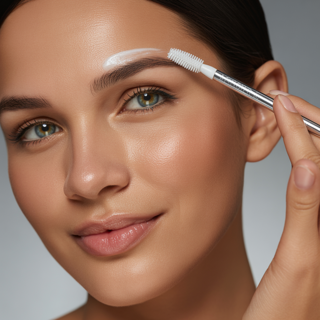 how to get rid of dry skin around eyebrows