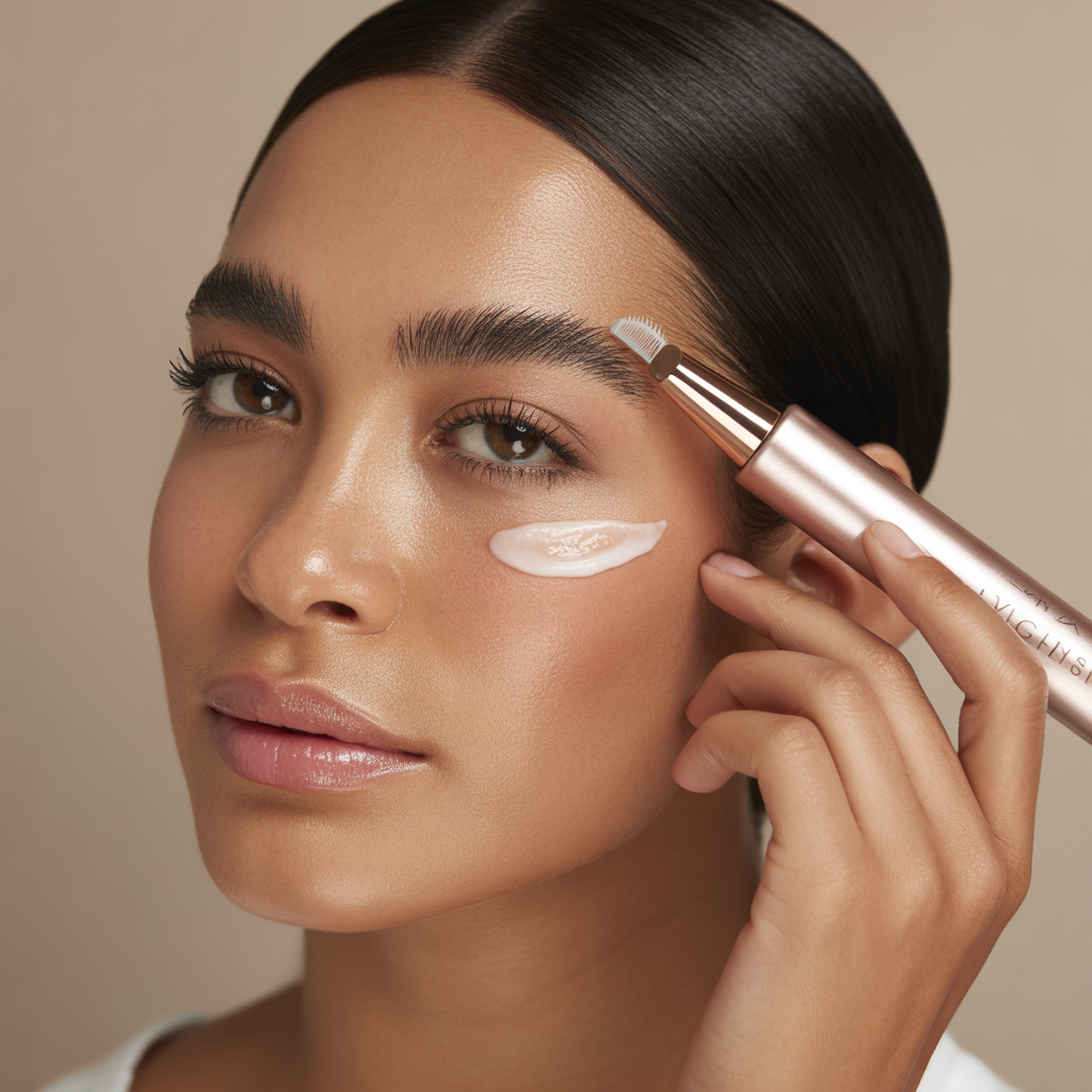 how to get rid of dry skin around eyebrows