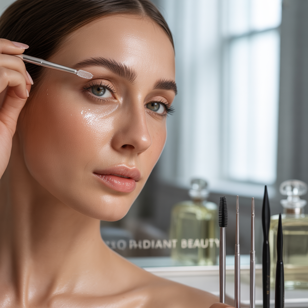how to get rid of dry skin around eyebrows