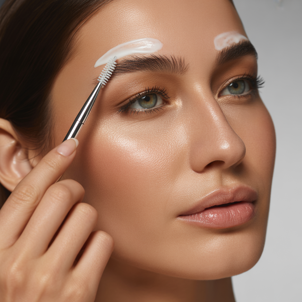 how to get rid of dry skin around eyebrows