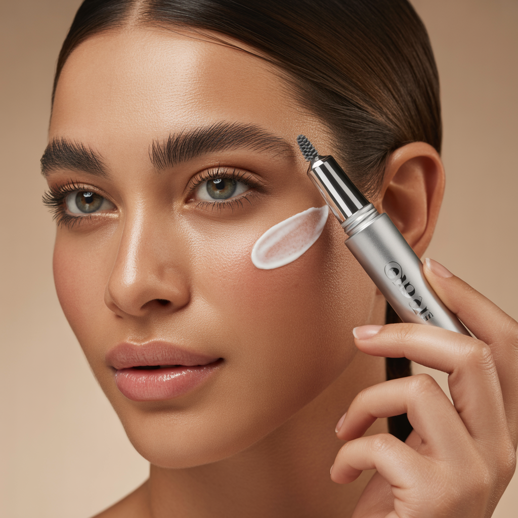 how to get rid of dry skin around eyebrows