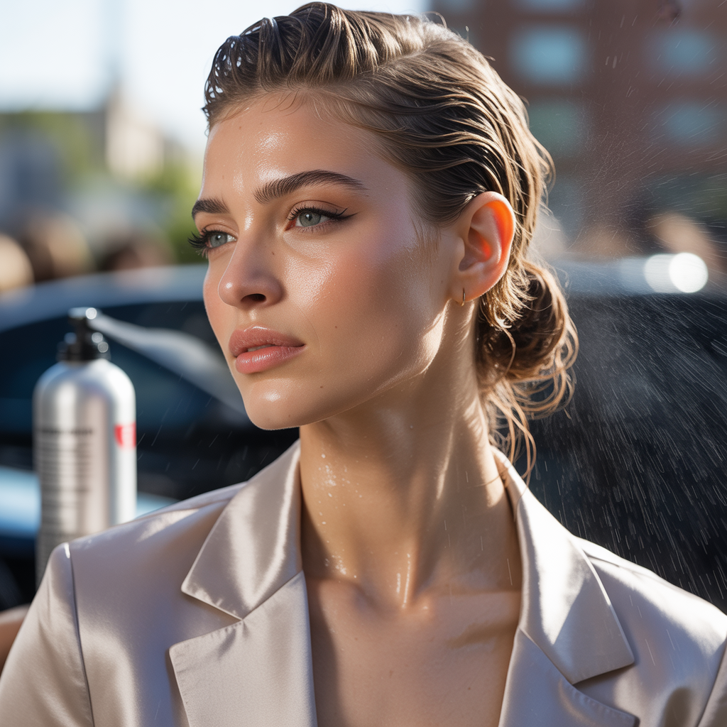 how to keep the wet hair look all day