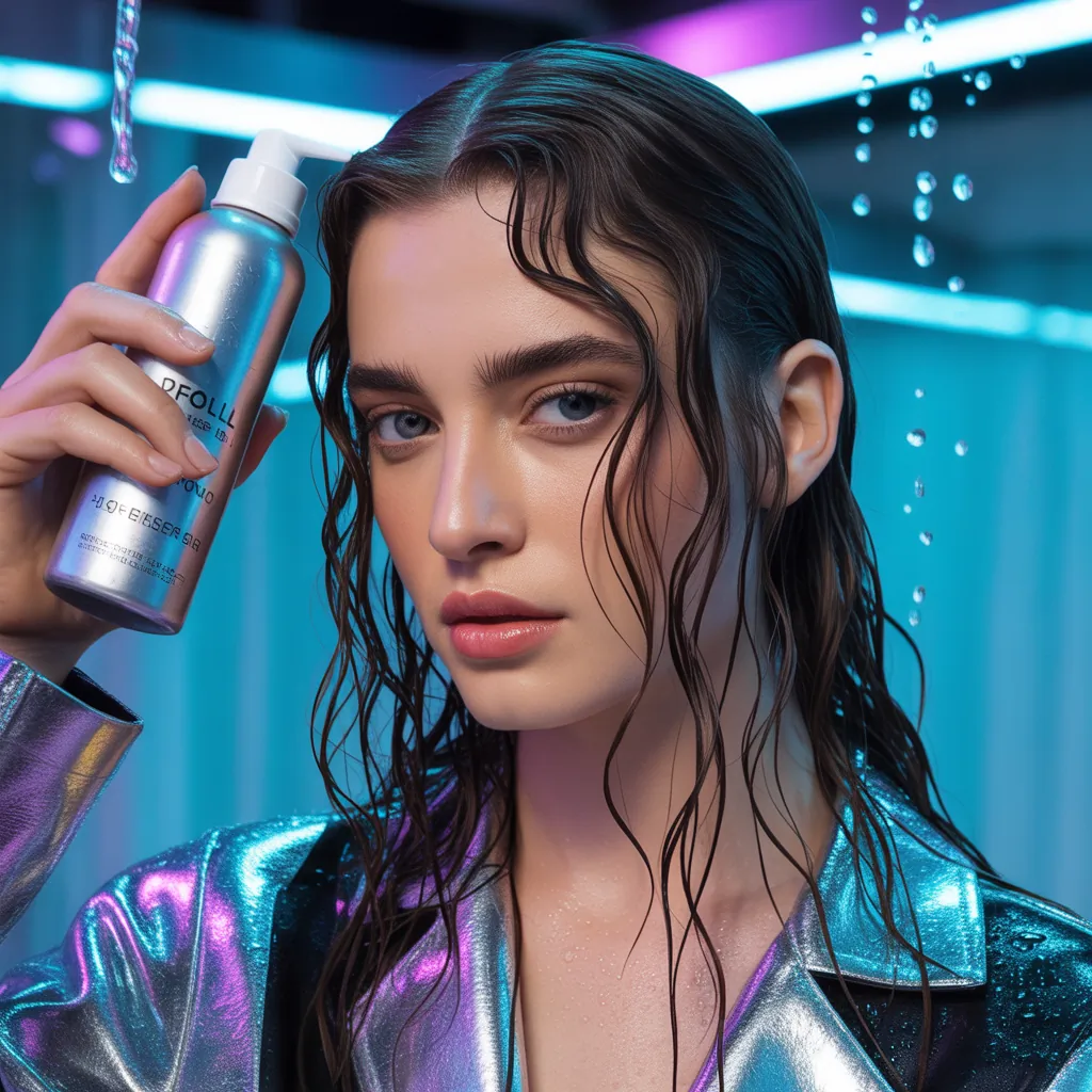 how to keep the wet hair look all day