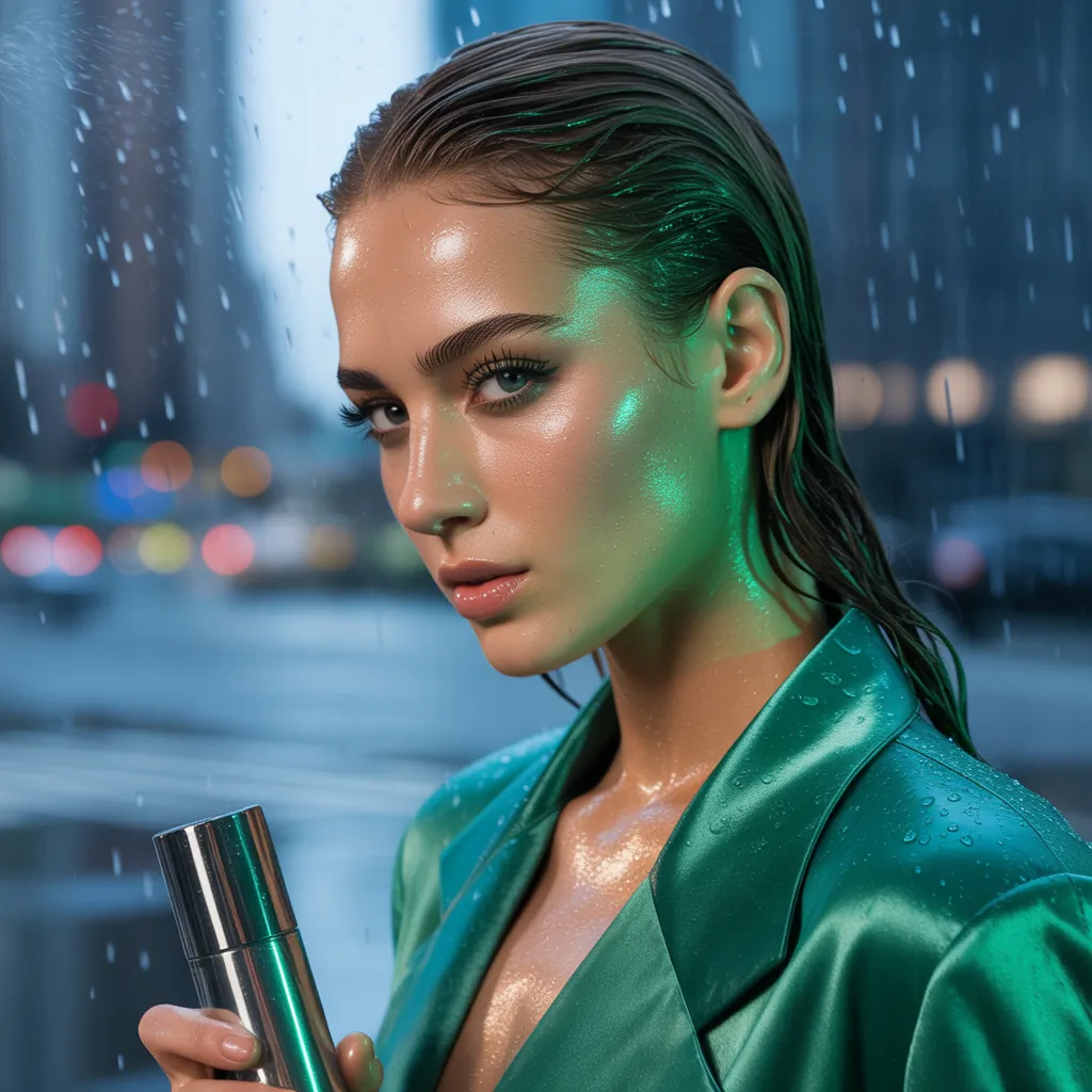 how to keep the wet hair look all day