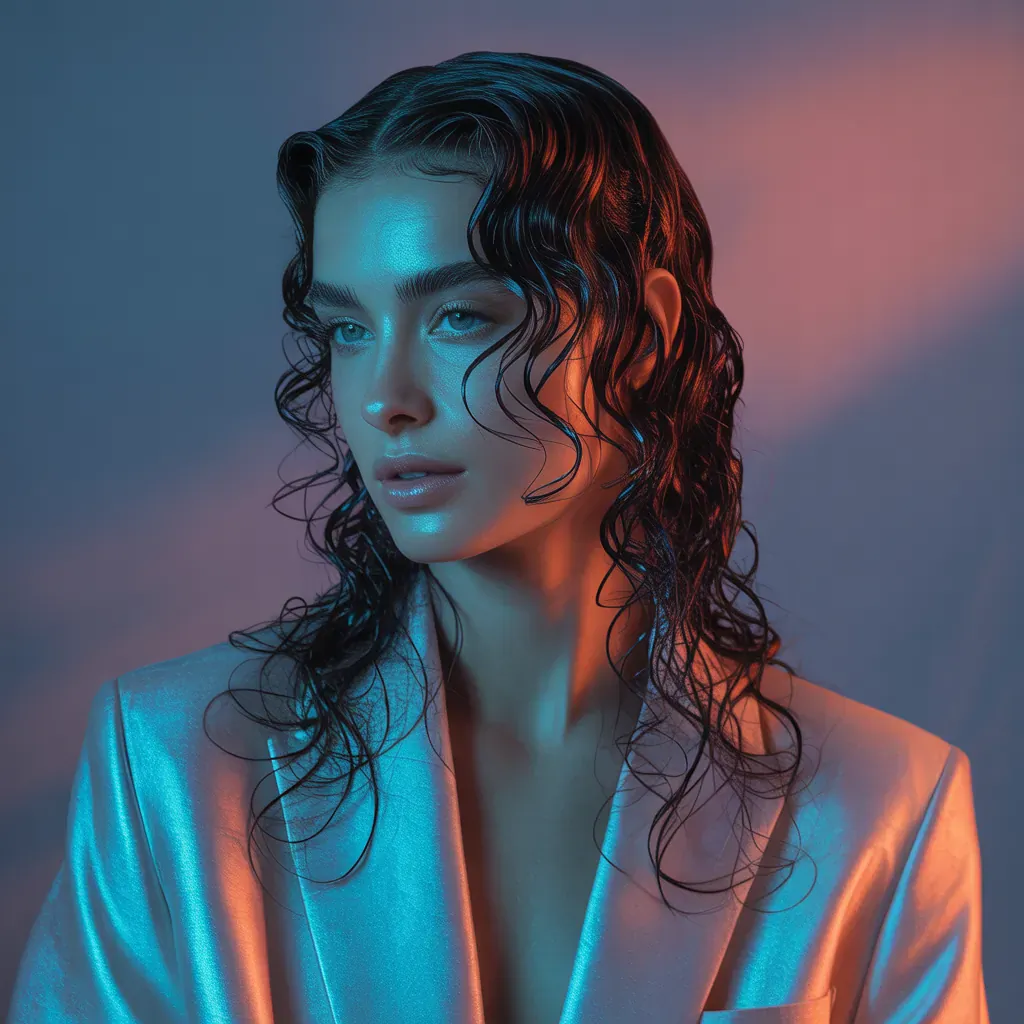 how to keep the wet hair look all day