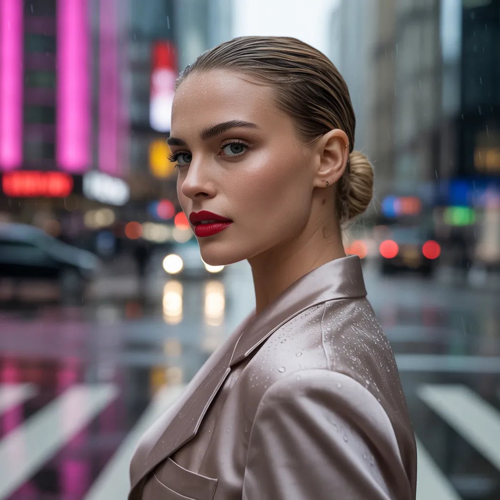 how to keep the wet hair look all day