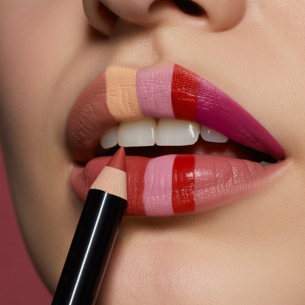 how to match lip liner and lipstick